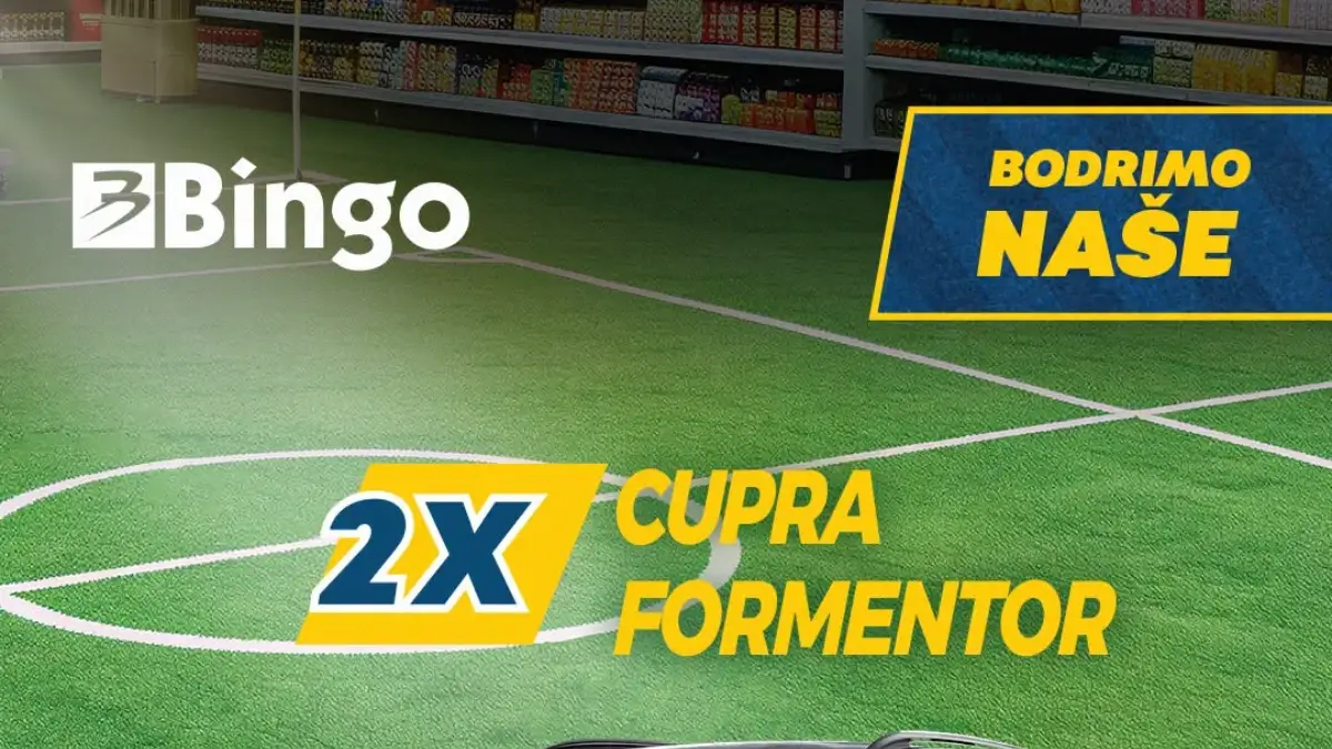 Bingo Bodrimo naše nagradna igra – Cupra Formentor, Hisense TV i PS5 Slim do 19.07.2026